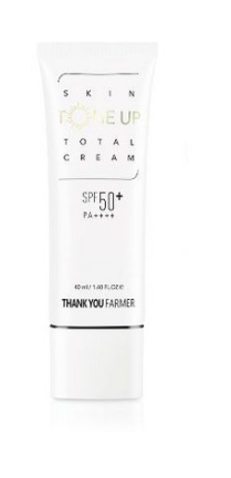 땡큐파머 스킨 톤 업 토탈 크림 SPF50+ PA++++ 40ml