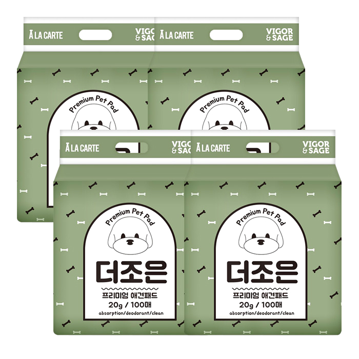   더조은 배변패드 20g x 100매 4개 