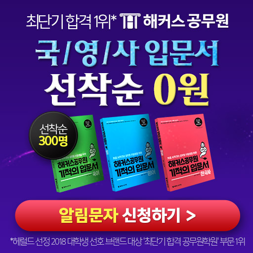  해커스공무원 국 영 사 입문서 무료배포!!!