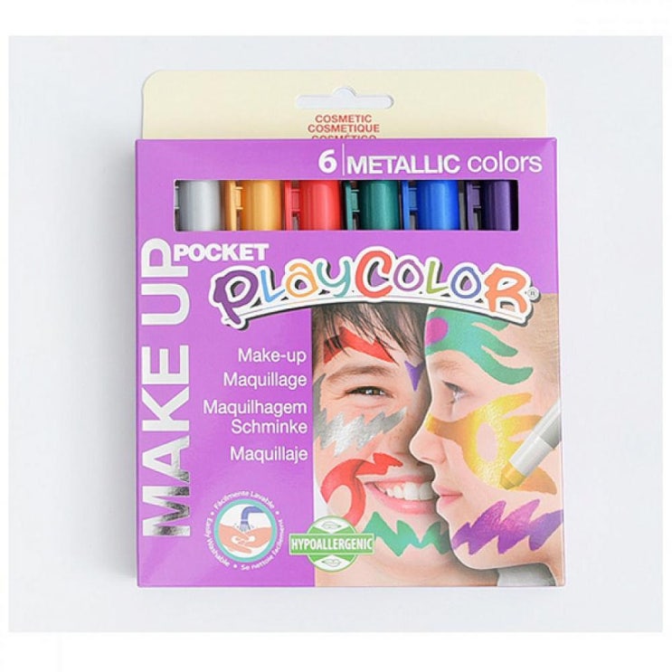 [추천 아이템] 레브 PlayColor Make up 페이스페인팅 펜타입 메탈컬러 6색  17,580원