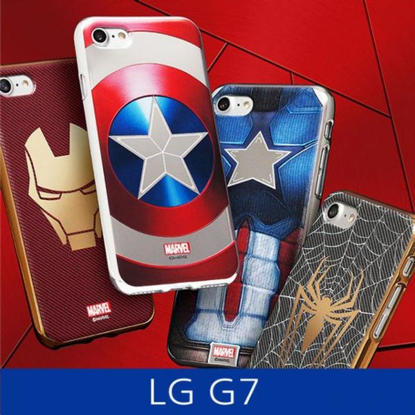 [추천 아이템] LG G7 MARVEL 메탈 컬러 젤리 폰케이스 캡틴아메리카작은방패 없음  16,340원