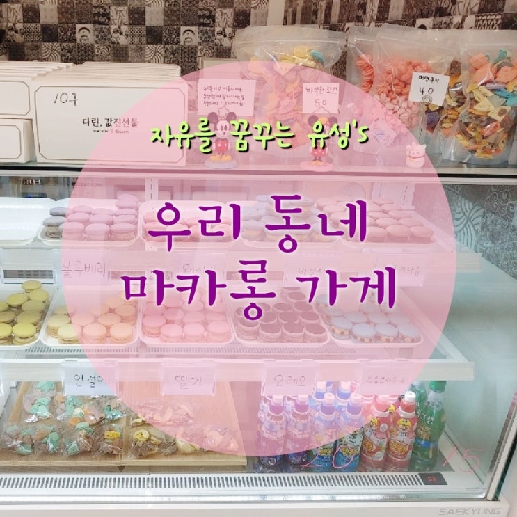  유성소개)) 용인 천리에도 마카롱~ 집이 생겼어요(마카롱,천리,머랭쿠기,천리맛집,디저트)
