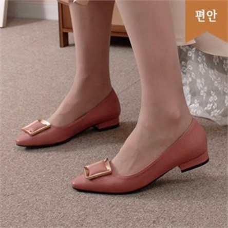  2cm/스퀘어 기본 플랫 110953 (57,900원)