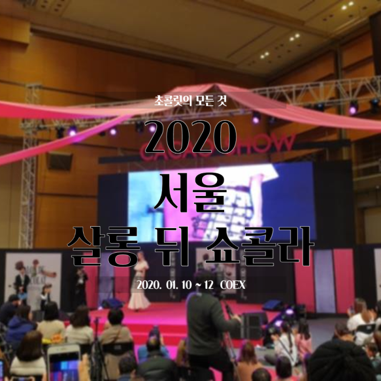  봄로그의 코엑스 전시회 탐방기, 서울 살롱 뒤 쇼콜라