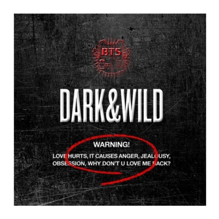   방탄소년단  DARK  WILD 정규1집 1CD 