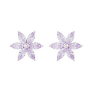 HELICONIA LAVENDER EARRING