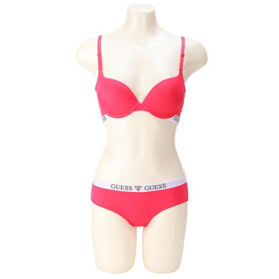  [AK플라자][게스언더웨어]컬러베이직 아웃밴드 브라.팬티셋트( (LK1R2R07.LK1H1H07-HPK) (49,300원)