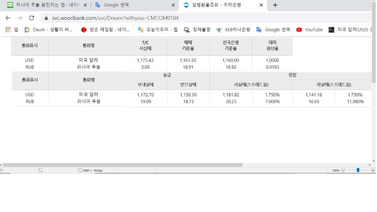  러시아 루블 환전하는 방법 2