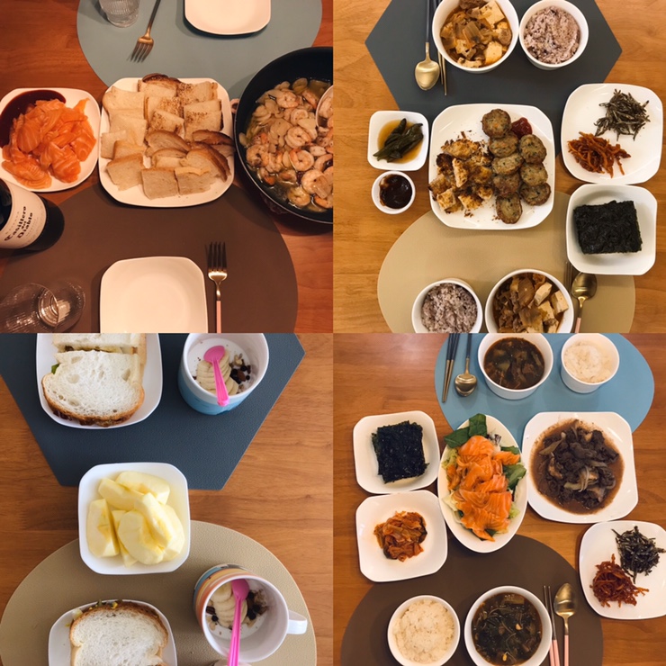 [집밥]1월 둘째주, 주간밥상#2: 비슷비슷한 메뉴들