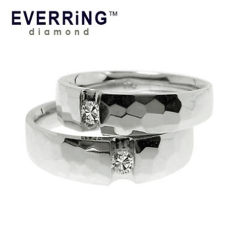 [에버링]14K 천연 다이아몬드 0.1캐럿 바로크 커플링(남+여1쌍) / CRD603 / 프로포즈 (1,519,000원)