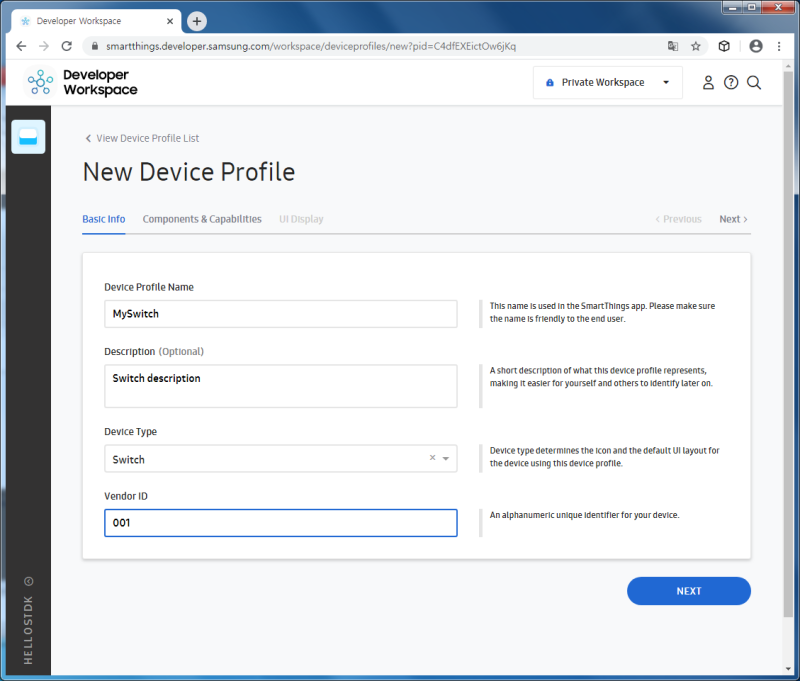 Register a Device for SmartThings Device SDK : 네이버 블로그
