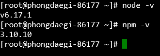  [CentOS7] nodeJS(Express) 웹서버 구축 및 최신 버젼 업데이트 (수정)