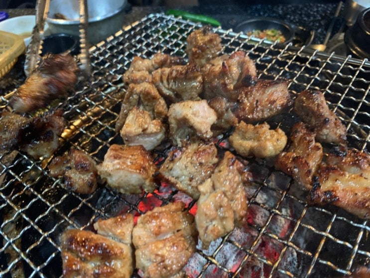  해운대 가마솥 - 중동역 & 장산역 근처 숯불양념돼지갈비 맛집