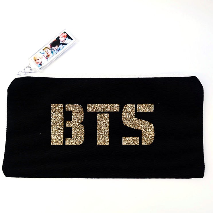   방탄소년단 다용도 골드 이니셜 파우치 BTS굿즈 