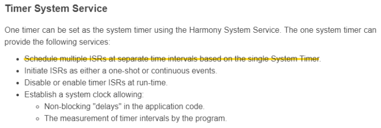  [PIC32 Harmony] Timer System Service