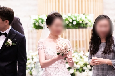  [부케] 본식 부케(라노비아) 후기 5 부케 상태(유지력) - 다이렉트 결혼준비