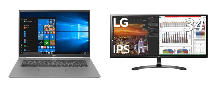 [추천 아이템] 예상수령일 26일 이내 LG 울트라 와이드 모니터 34UM59P 34 인치 이상 LG gram 노트북 17 인치 17Z990VA One  2,791,400원