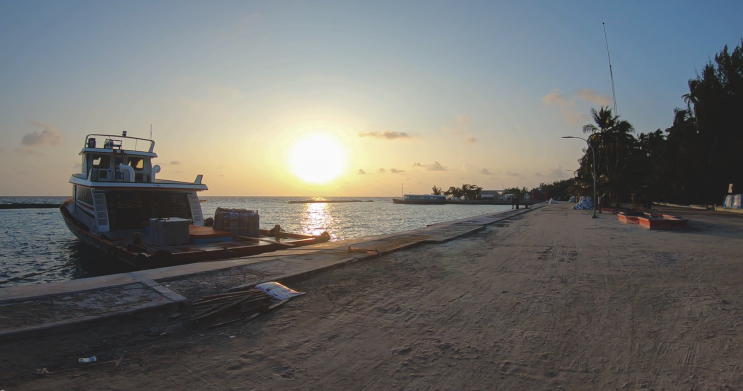 2019.12.28 토두(thoddoo) 보트(Ferry) 선착장 _Maldives #25