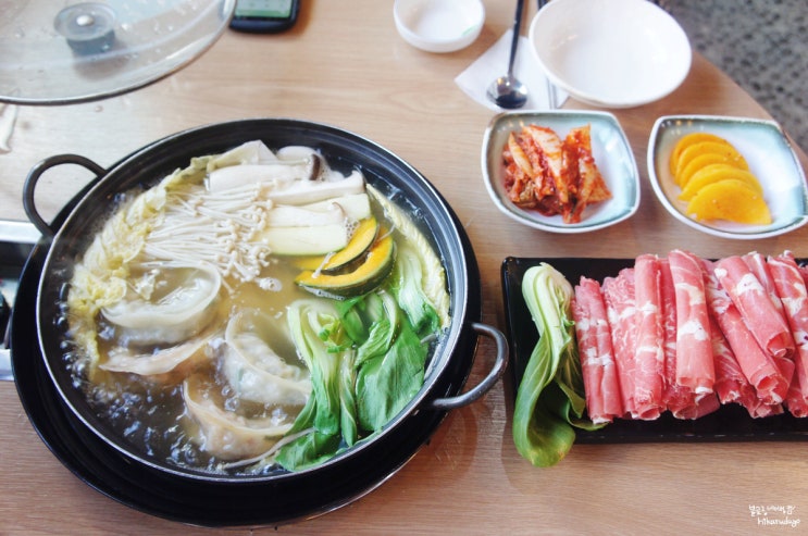  개성손만두 아우성 원조의 그맛 웨스턴돔에 있었다(소고기샤브 흡입)