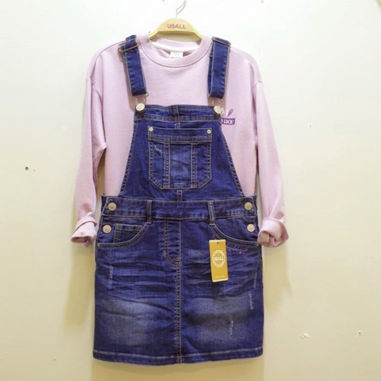  유솔 NC05 스판짱짱 멜빵 스커트 ULOW19W51 (19,310원)