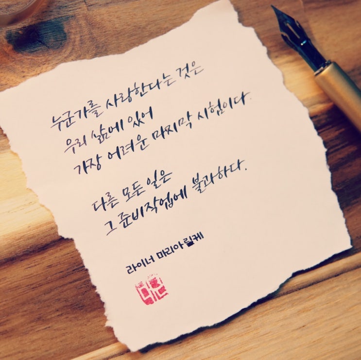  누군가를 사랑한다는 것은… (브라우즈 스테노닙)