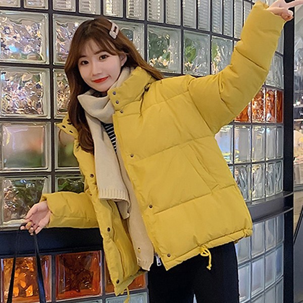   이프지 인사이드 데일리 루즈 숏 패딩점퍼 후드 숏패딩 