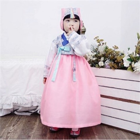  [뮤한복] C 여아 슬예 전통 한복 (MB3WHA005) (19,900원)