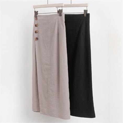  [알파룩] 2801L807 단추 마 랩 스커트 NN (45,900원)