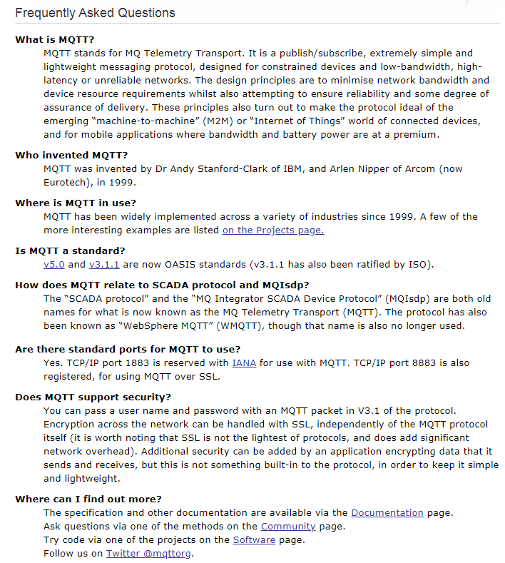  MQTT spec 다운받기 (3.1.1 and 5.0)