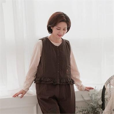  엄마옷 마담4060 러블리자수생활한복조끼-QKC001008- (59,900원)