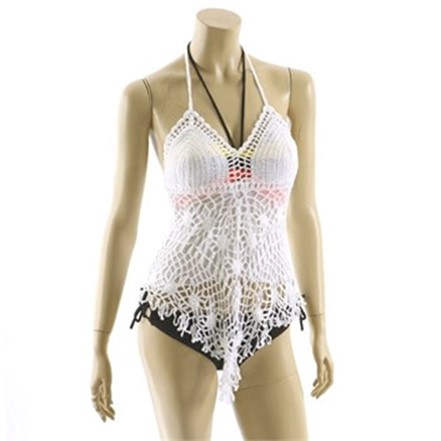  더로라[더로라]비치웨어 - 손뜨게 탑 M5007 (24,900원)