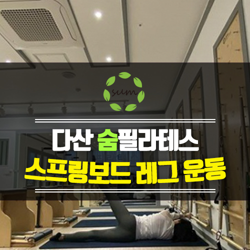  [다산필라테스/숨필라테스] 스프링보드(SPRING BOARD) 레그운동 - 기구필라테스