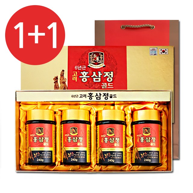 [쿠팡 로켓배송] 11홍삼정 골드 특산품 고려 홍삼 선물세트구성 2박스 추천