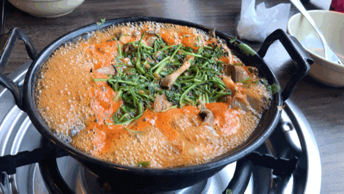 3코스로 즐기는 맛 야채 사리 볶음밥 등촌샤브칼국수 천안쌍용점 / 천안식후감