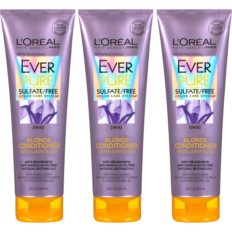  [상품정보] LOreal Paris Hair Care Everpure Blonde Conditioner Sulfate Free 3 Count 1 