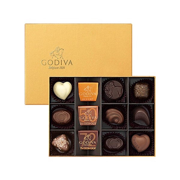 [고디바초콜렛]  고디바 초콜릿 골드 컬렉션 12P 선물세트 1개  강력 추천 합니다!