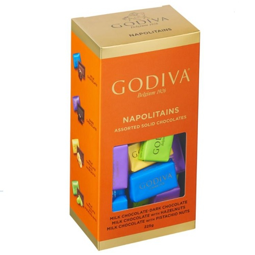 [생초콜릿]  GODIVA NAPOLITAINS 고디바 나폴리탄 어소티드 초콜릿 225g 선물용 어린이간식 1개  강력 추천 합니다!
