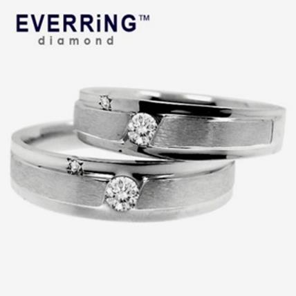 [에버링]14K 천연 다이아몬드 0.2캐럿 유스토 커플링(남+여1쌍) / CRD809 / 프로포즈 (1,466,000원)