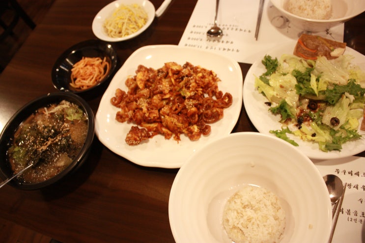 광명맛집 산촌신쭈꾸미 매콤한게 자꾸 손이 가는 맛!