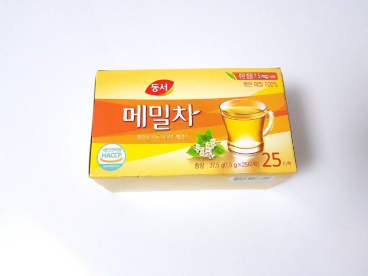  코코아의 향이 느껴졌던 첫 느낌 가득한 동서 메밀차 한 잔의 힐링