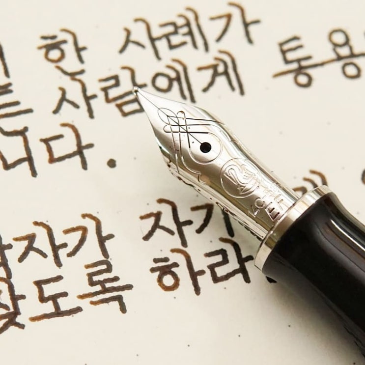  자기에게 알맞는 방식으로 (펠리칸 M405 슈트레제만 ef닙)