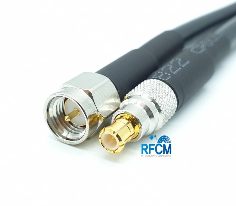 RG58,RG58/U,(RG58 cable SMA Male/ST to MCX Male/ST connector)RFCM ...