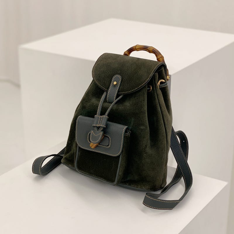 ▪️판매완료▪️ gucci - 빈티지 구찌 뱀부 백팩