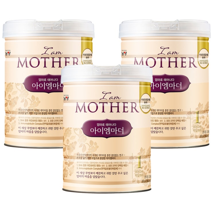  아이엠마더 분유 1단계, 800g, 3개