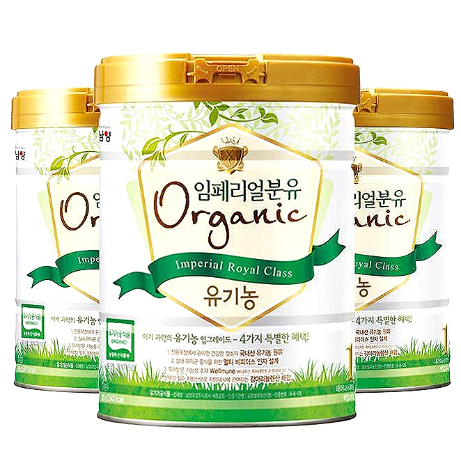  임페리얼드림XO Organic Royal Class 분유 1단계, 800g, 3개