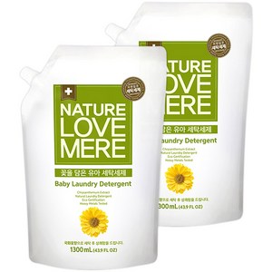  [쿠팡 리뷰]네이쳐러브메레 유아 국화 세제 리필 1300ml 2p 특가 할인 중!(11%할인)