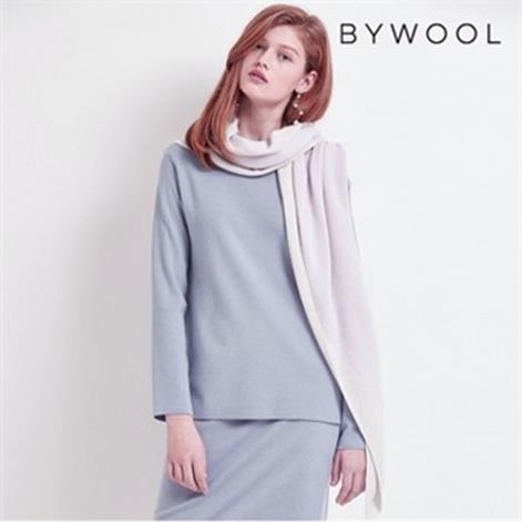  [가격인하](바이울) 울 캐시미어 배색 숄 머플러 WJ1P4SF04 (79,000원)