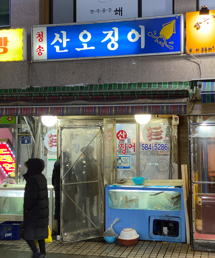  [사당역 청송산오징어] 먹고왔다, 오징어회, 오징어찜, 싯가의 공포를 감당할 만한 싱싱한 맛집! 메뉴, 후기, 뺌!