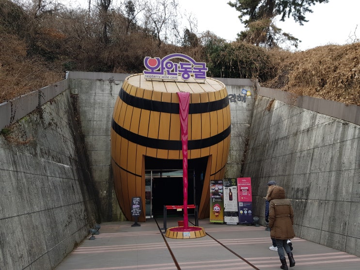  김해여행 가볼만한 곳 와인동굴 산딸기 와인 포토존
