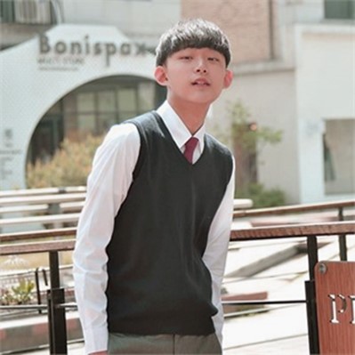  보풀방지 네이비 교복조끼 남자 (19,800원)